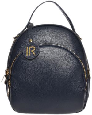 Isabella Rhea Blauw Rundleer Tas