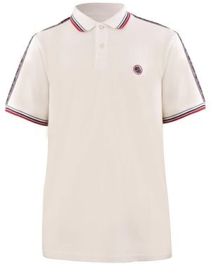 Pretty Green Eclipse Regular Korte Mouwen Polo Shirt - Naturel