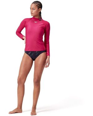 Speedo Ess Ls Sp Top - Pink