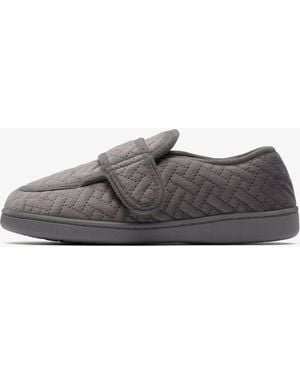 Clarks Luna Charm Dark Slippers - Grey