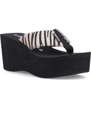 Rocket Dog Crush Simba Textile Sandals - Black