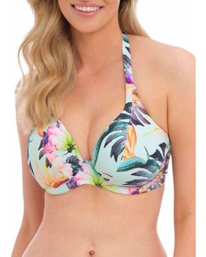 Fantasie Paradiso Halter Bikini Top - Blue
