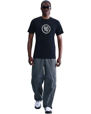 Nike Total 90 T-Shirt Voor Wit) - Blauw
