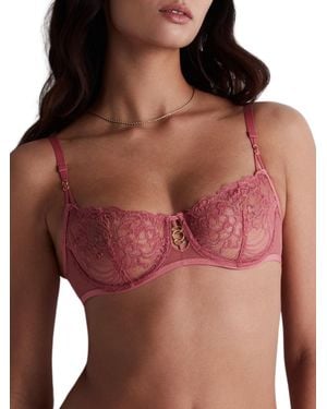 Aubade Feeling Myself Half Cup Bra - Red