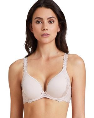 Aubade Softessence Spacer Plunge Bra - White
