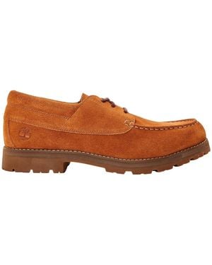 Timberland Britton Suede Moc Toe Loafers - Brown