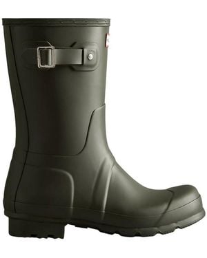 HUNTER Original Wellington Boots (Dark) - Green