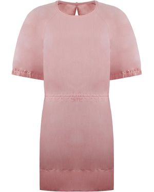 Sweaty Betty Loren Poplin Mini Dress Lyocell - Pink