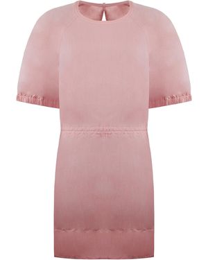 Sweaty Betty Loren Poplin Mini Dress Lyocell - Pink
