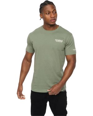 Crosshatch Simtanks T-Shirt Cotton - Green