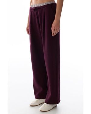 Penti Layered Wide-Leg Trousers