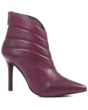 Jones Bootmaker Catalina Stiletto Ankle Boots - Purple