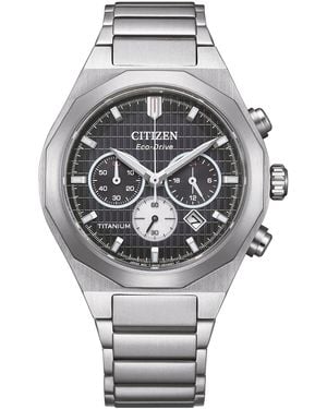 Citizen Zenshin Senkei Watch Ca4690-51E Titanium - Metallic