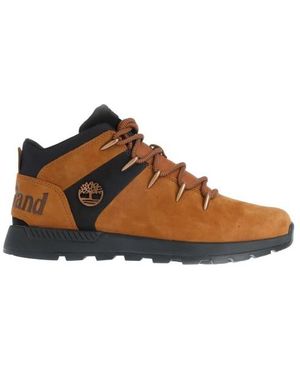 Timberland Mid Cut Trainers Voor Volwassenen (roest) - Bruin