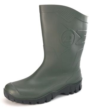 Dunlop Dee Calf Length Wellington - Green