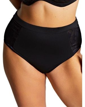 Panache Ashley High Waist Brief - Black