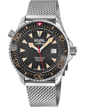 Gevril Hudson Yards Swiss Automatic Watch - Grey