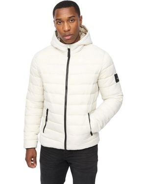 Crosshatch Gattering Mve Jacket (Putty) - White