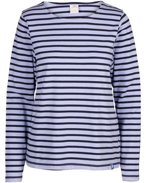 Trespass Ladies Karen Yarn Dyed Stripe Shirt (Cool) - Blue
