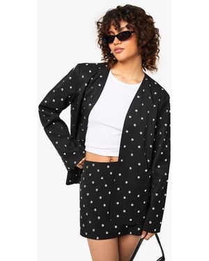 Boohoo Stud Detail Mini Skirt - Black