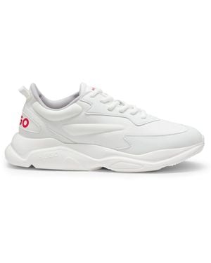 HUGO Leon Logo Counter Trainers Size 10 - White