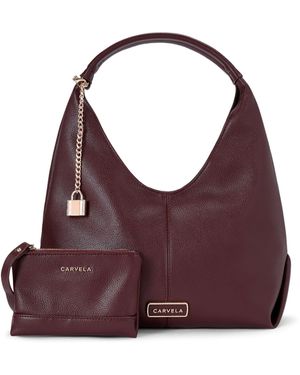 Carvela Kurt Geiger Cassia Mini Hobo Bag - Purple