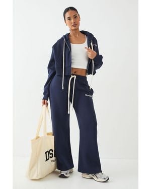 DSGN Studio Tall Contrast Drawcord Straight Leg Jogger - Blue
