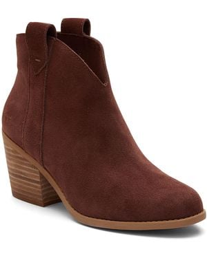 TOMS Constance Ladies Ankle Boots - Brown