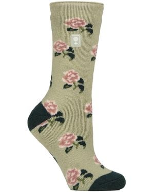 Heat Holders Thermal Socks - Green