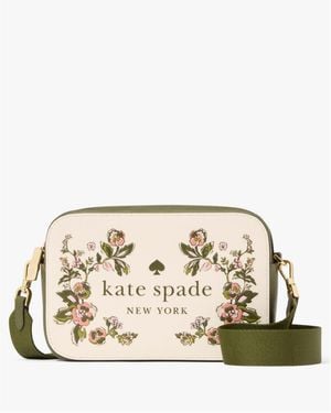 Kate Spade Oh Snap Forest Blooms Printed Mini Camera Bag - Natural
