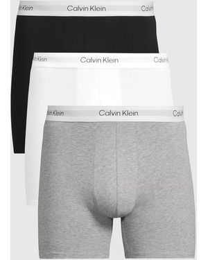 Calvin Klein 3 Pack Boxer Briefs - Black