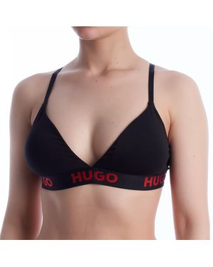 BOSS Elastic Bralette Bra With Logo Band 50525383 - Blue