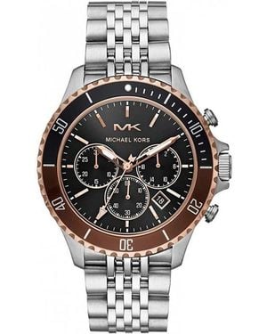 Michael Kors Bayville Chronograph Quartz Black Dial Watch - Multicolour