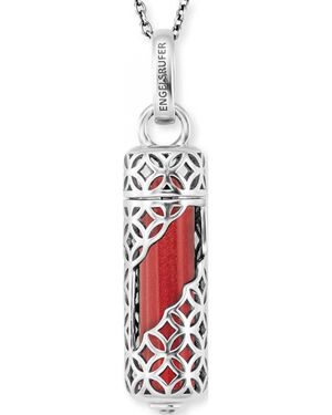 Engelsrufer Ern-Heal-Rj-M Ladies Powerful Stone Necklace Sterling - White