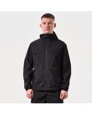 Weekend Offender Talamanca Technical Windbreaker Jacket - Black