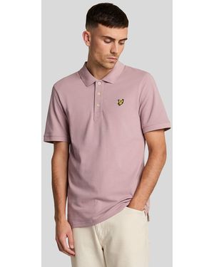Lyle & Scott Cotton Polo Shirt - Pink