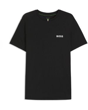 BOSS Control Slim Fit T Shirt - Black