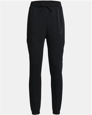 Under Armour Project Rock Dames Zwart Fleece Trainingsbroek