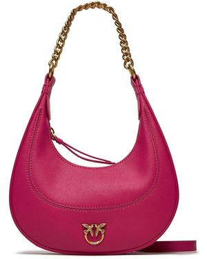 Pinko Brioche Hobo Mini Tas - Roze