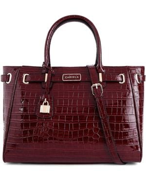 Carvela Kurt Geiger Belted Tote Bag - Red