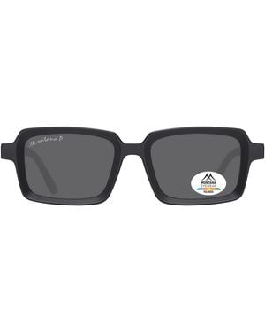 Montana Rectangle Matte Polarized Mp57 - Black