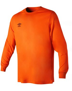 Umbro Club Long-Sleeved Jersey (Shocking) - Orange