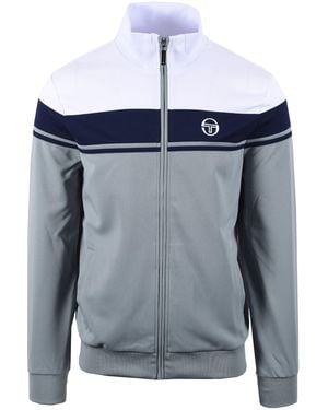 Sergio Tacchini Damarindo Track Top/Maritime/Lead Cotton - Grey