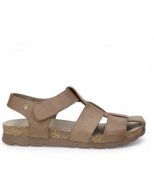 Panama Jack Herren Waterdichte Leren Sandals - Bruin