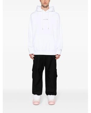 Lanvin Logo Hoodie - White