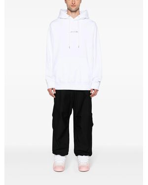 Lanvin Logo Hoodie - White