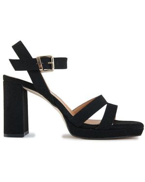 V.Gan Vegan Tulsi Platform Heel Sandals - Black
