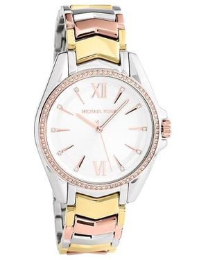 Michael Kors Mk6686 Whitney Tri-Tone Bracelet Watch - Black