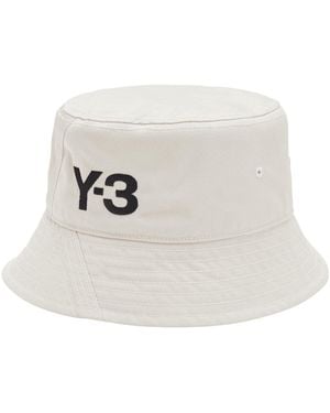 Y-3 Accessoires Klassieke Emmerhoed In Crème - Wit