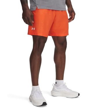 Under Armour Emboss Woven Tracksuit Shorts - Orange